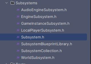 目录：EngineSourceRuntimeEnginePublicSubsystems